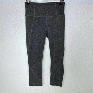 Athleta Salutation Capris in Heather Gray